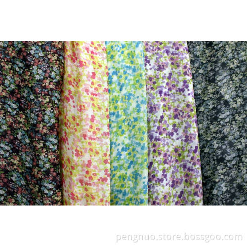 Chiffon Fabric 75D Polyester Crepe Chiffon Printed Chiffon